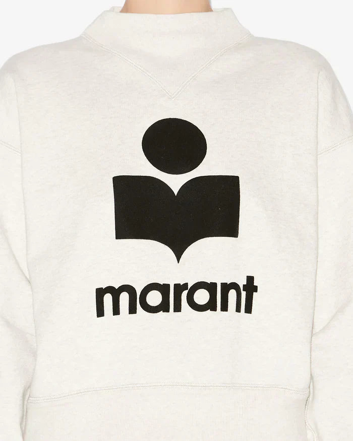 Isabel Marant - Pull à logo blanc femme