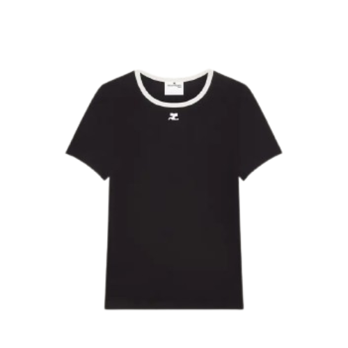 Tshirt Courrèges noir