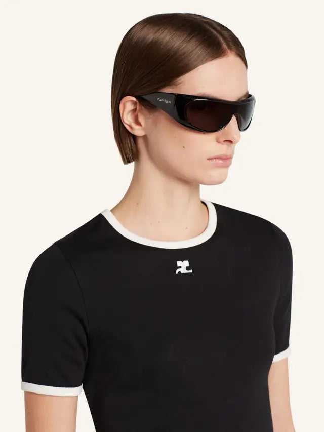 Tshirt Courrèges noir