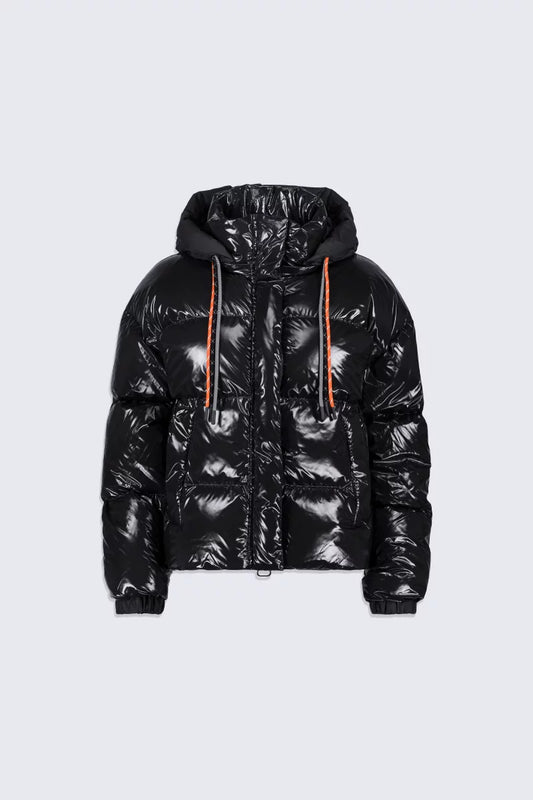 Gertrude - Doudoune brillante noire