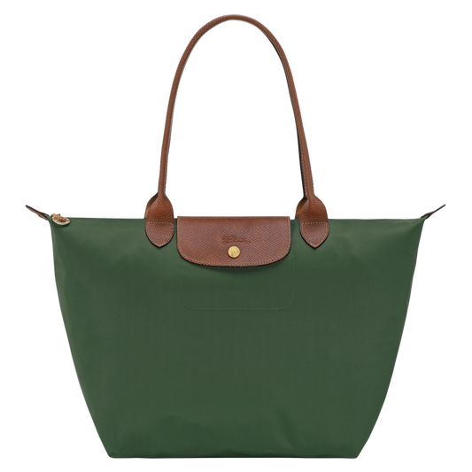Longchamp - Sac à main vert